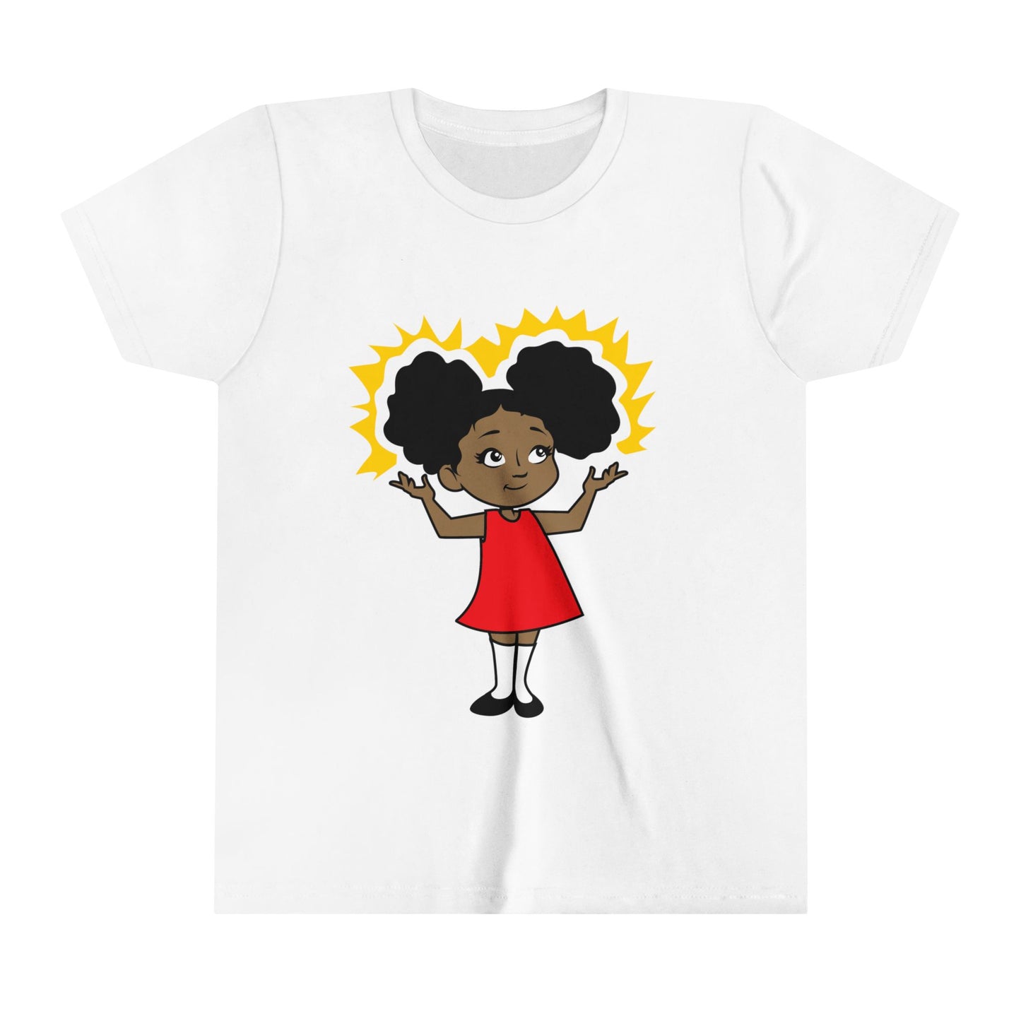 Afro Puff School Girl Mary Jane Girls t-shirt