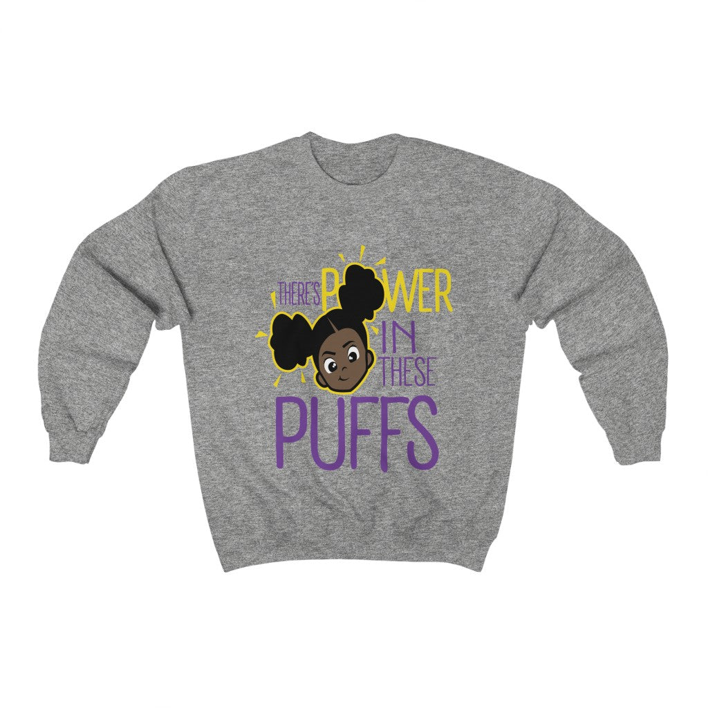 Junior’s Power Puff Kennedy Crewneck Sweatshirt