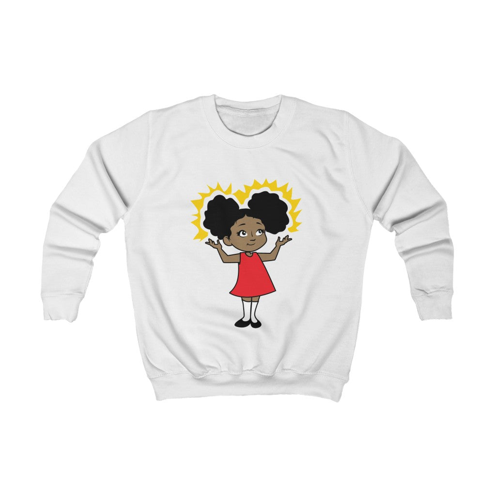 School Girl Kids Sweatshirt