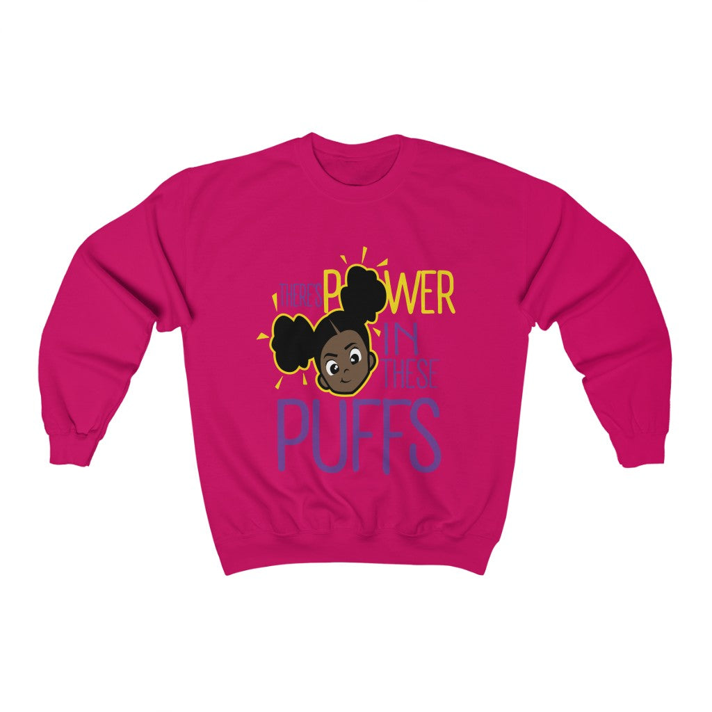Junior’s Power Puff Kennedy Crewneck Sweatshirt