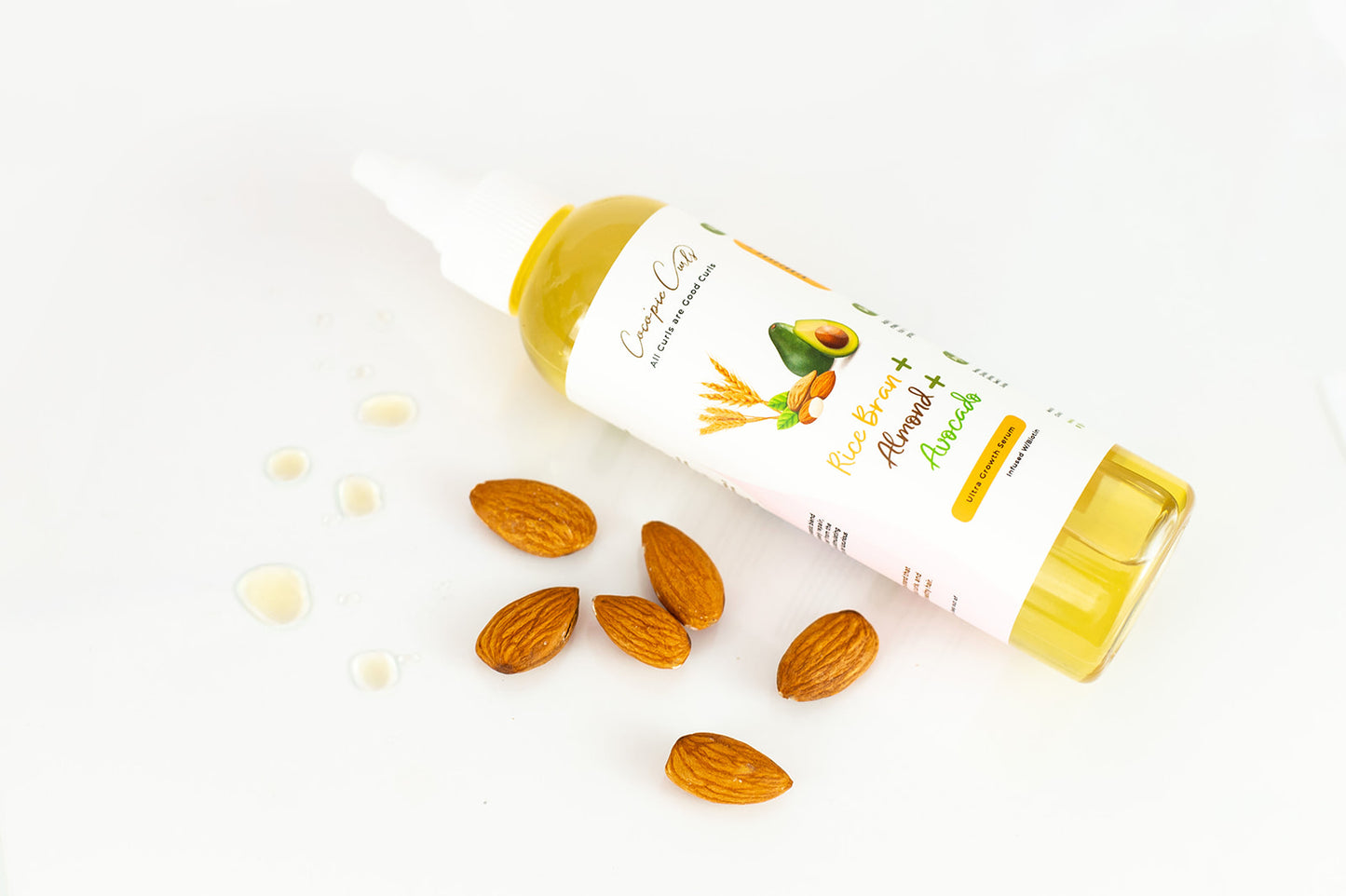 Rice Bran + Almond + Avocado Hair Oil