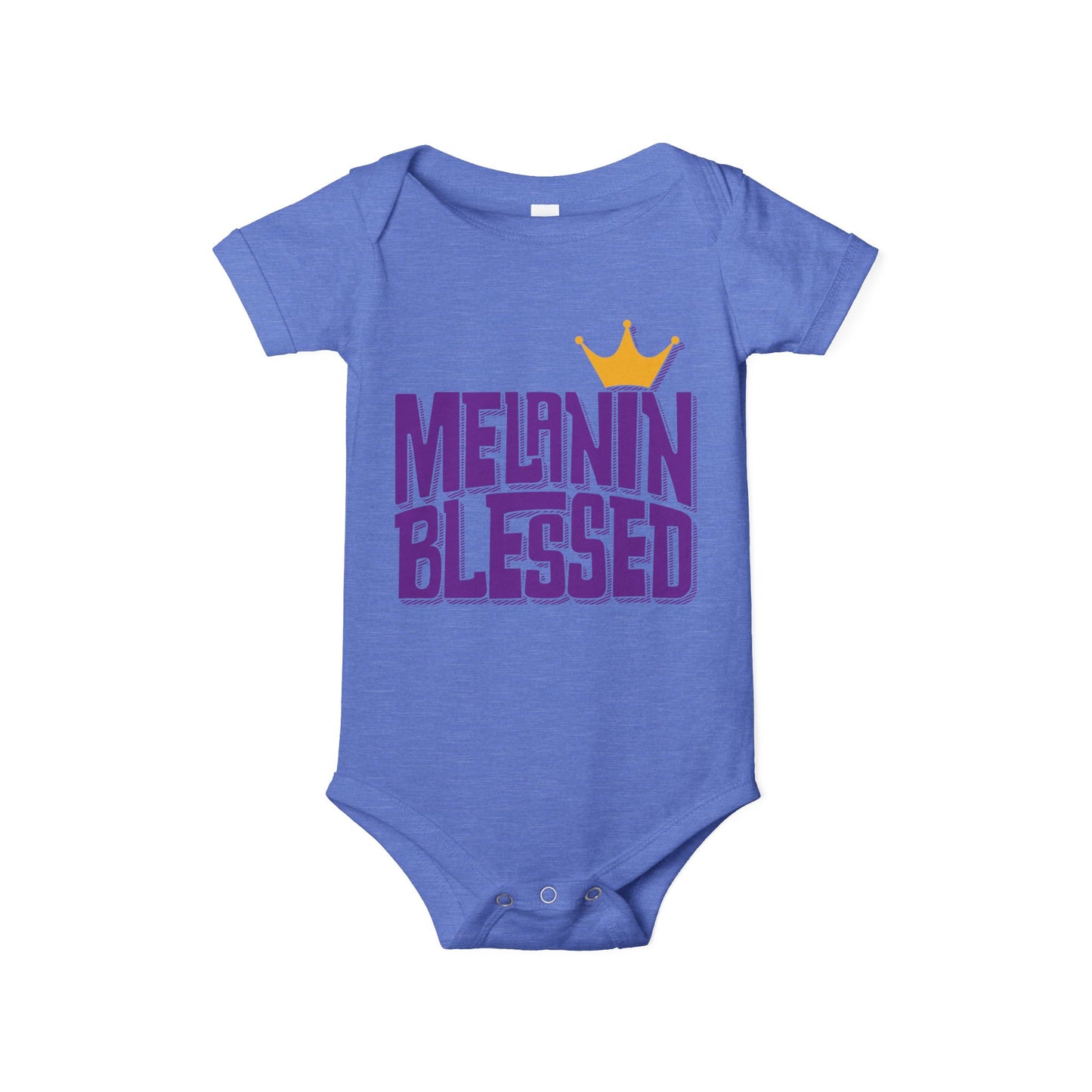 Melanin Blessed Baby Onesie