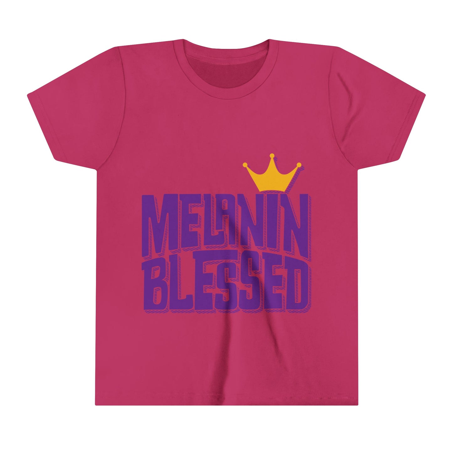 Melanin Blessed Girls Princess Tee