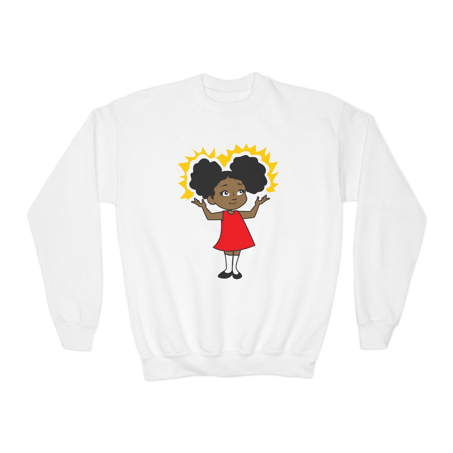 School Girl Kids Sweatshirt