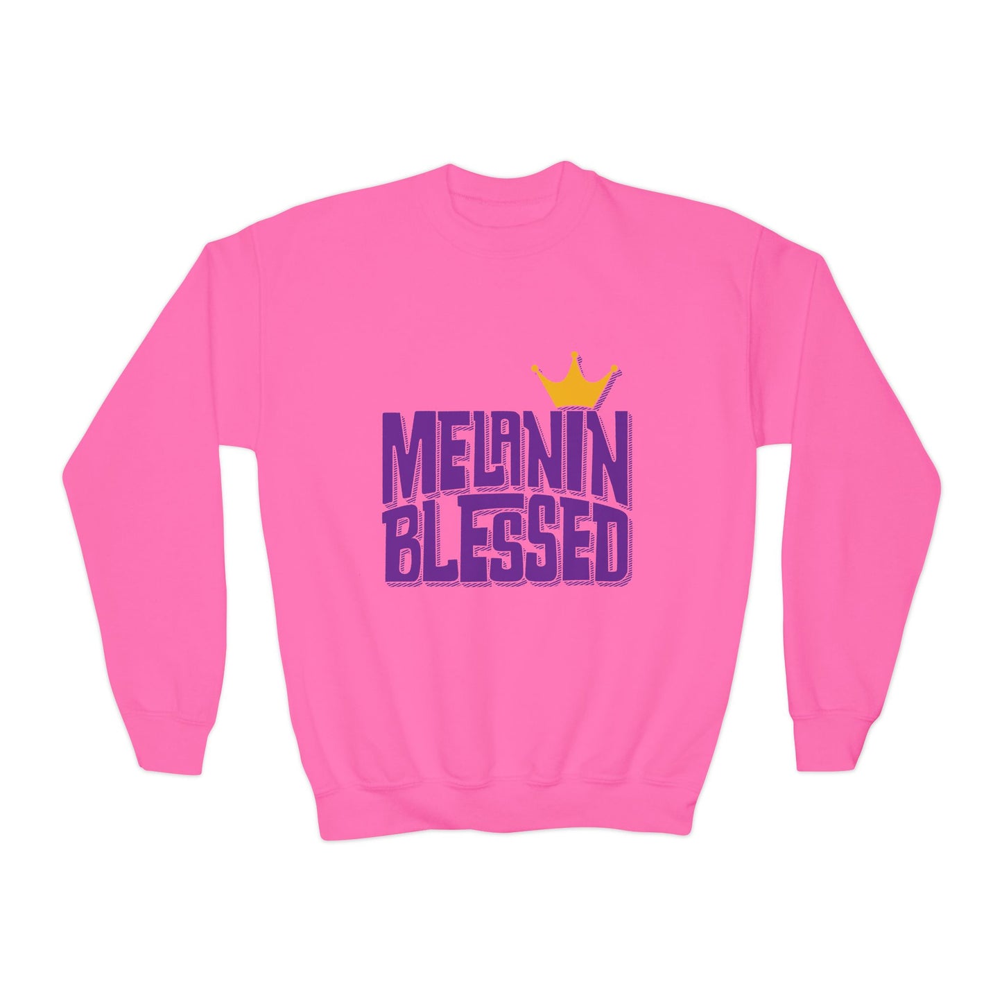 Melanin Blessed Kids Sweatshirt