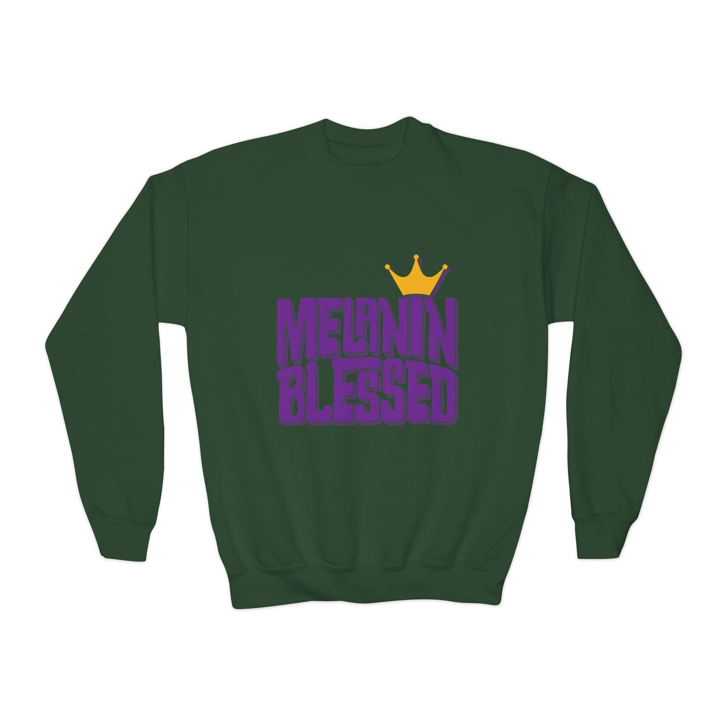Melanin Blessed Kids Sweatshirt