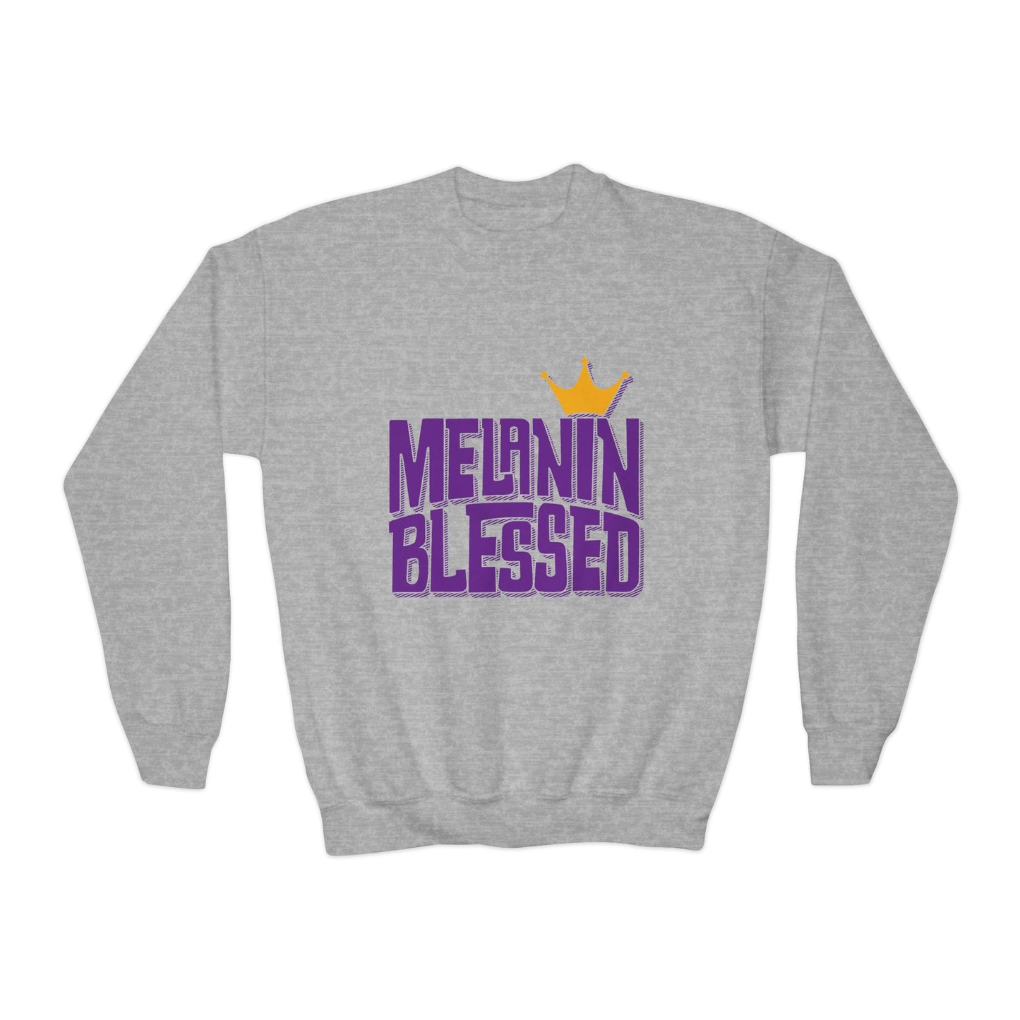 Melanin Blessed Kids Sweatshirt