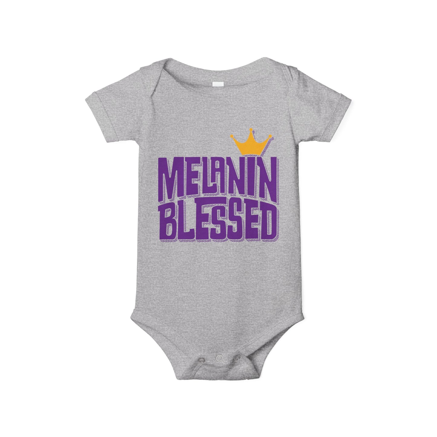 Melanin Blessed Baby Onesie
