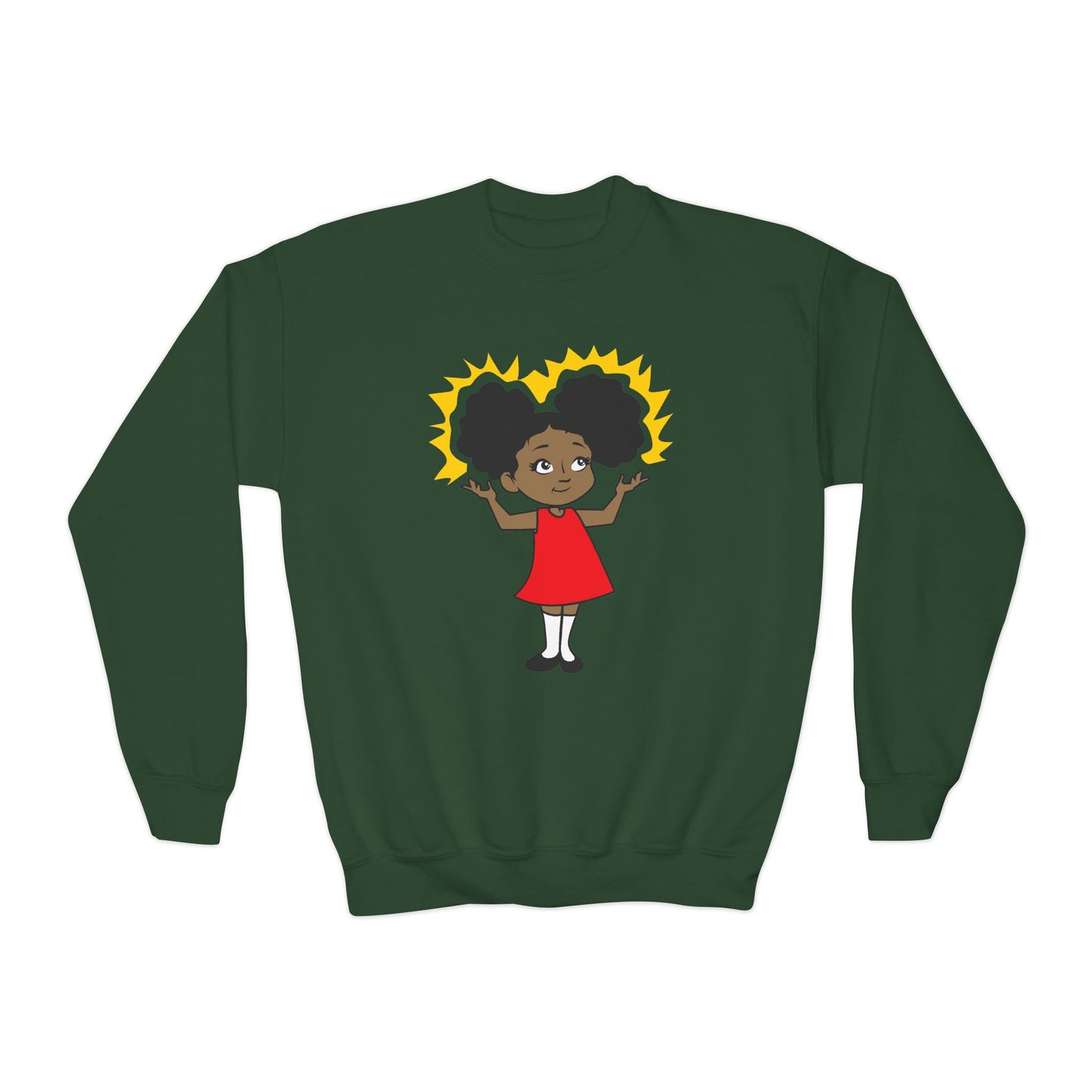 School Girl Kids Sweatshirt