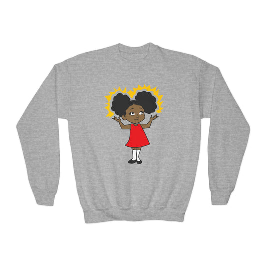 School Girl Kids Sweatshirt