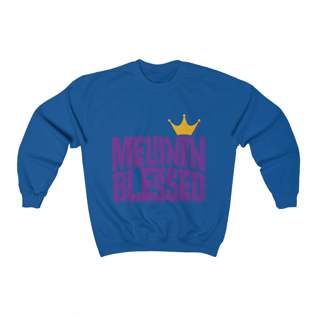 Junior's Melanin Blessed Crewneck Sweatshirt